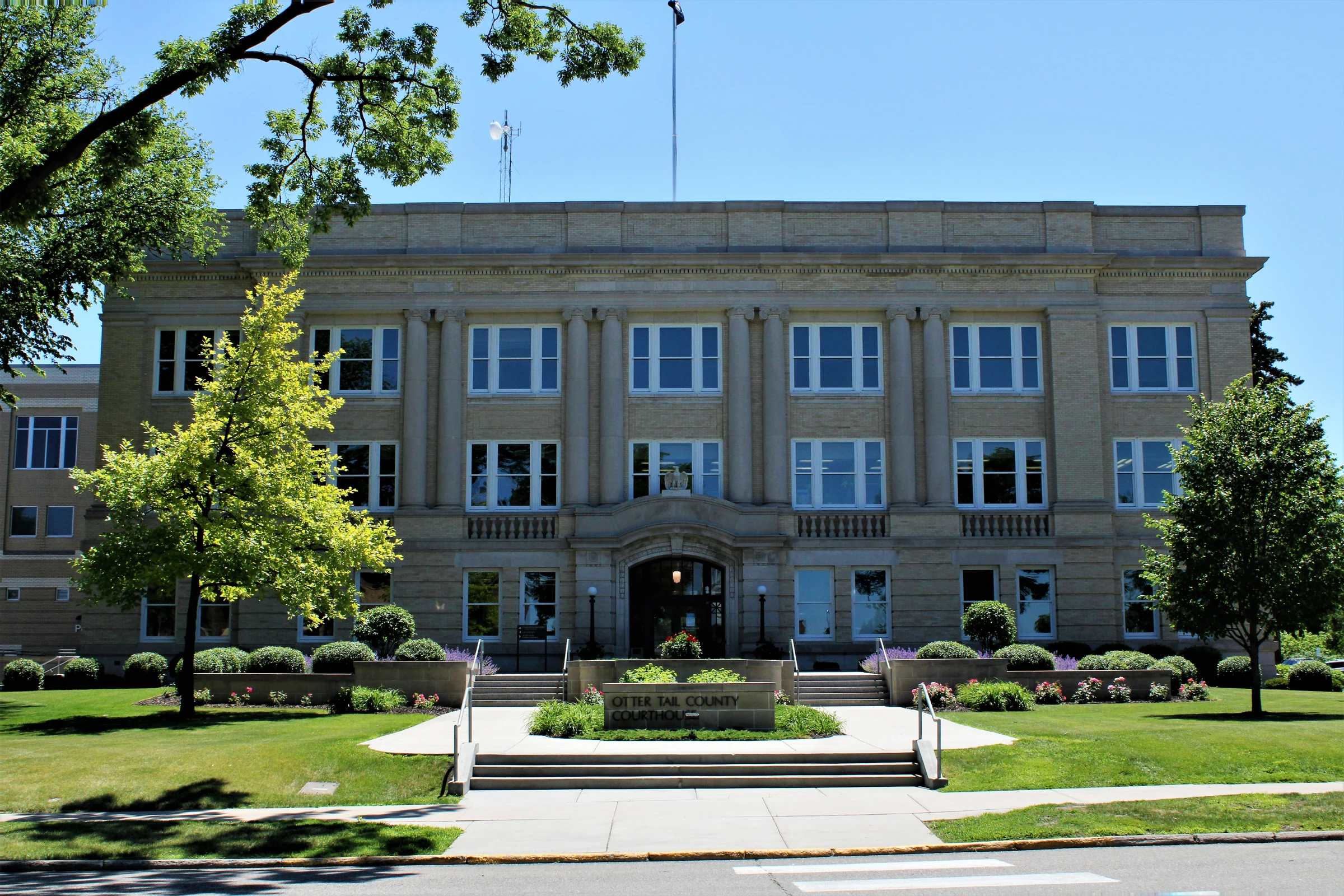 The Otter Tail County Courthouse in Fergus Falls, Minnesota.